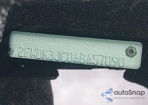 2010 Ford Edge Sel из США, поврежденный, VIN 2FMDK3JC0ABA57090